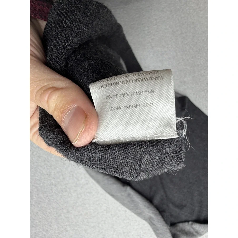 Eileen Fisher Sweater Womens XL Gray 100% Merino Wool Boat Neck Dolman Knit